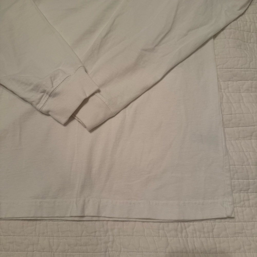 Carhartt Modern Western Minimalist Cabincore White Long Sleeve Shirt Size Large - Picture 9 of 14
